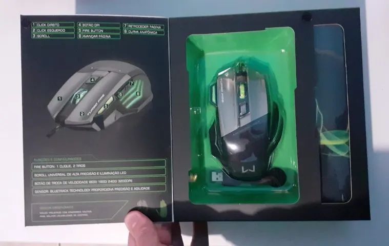 Mouse Gamer Rayner 3200DPI - Warrior - Foto 2
