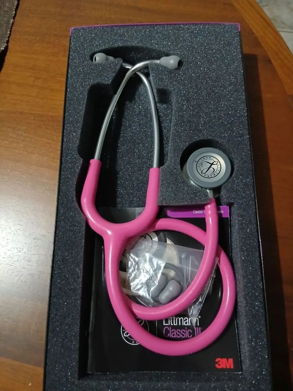 NOVO Estetoscópio 3M Littmann Classic III - PINK - Foto 2