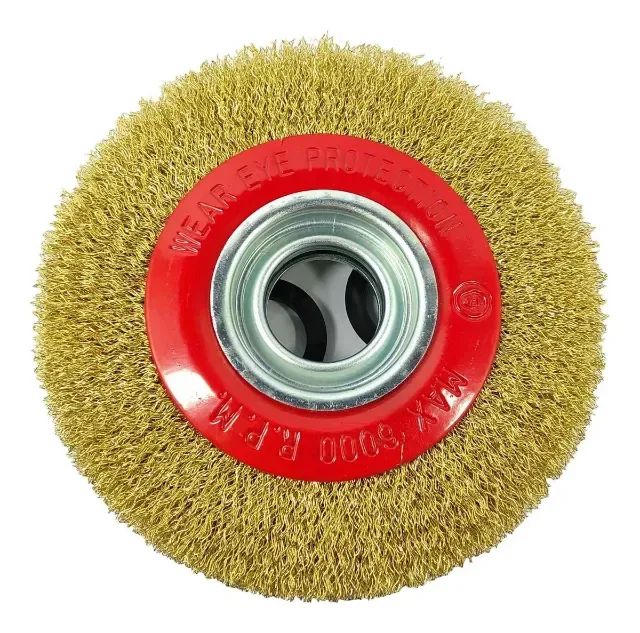 Escova Circular OND 6X1/2X5/8 - WORKER R$ 25,99  Escova Circular ONDU 6X1X31;75MM - WORKER - Foto 2