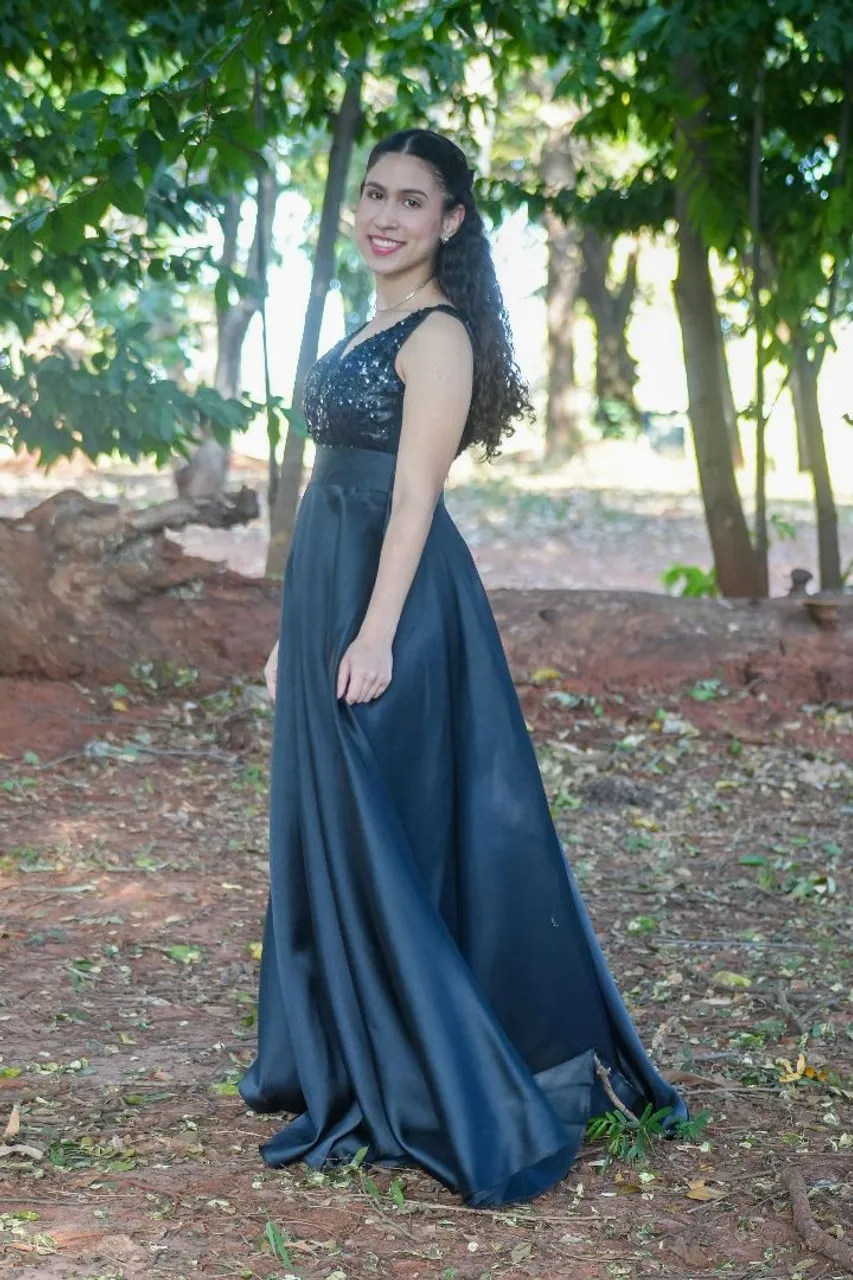 VESTIDO DE FESTA/FORMATURA PRETO (valor negociável)