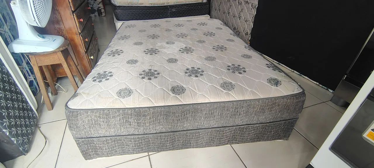 Cama Casal Mola - Em Ótimo Estado (ENTREGA GRÁTIS) - Foto 2