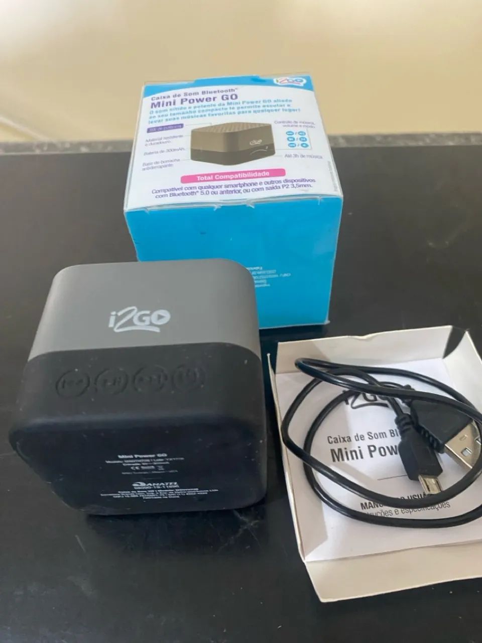 Caixa de Som Bluetooth Mini Power GO - Foto 2