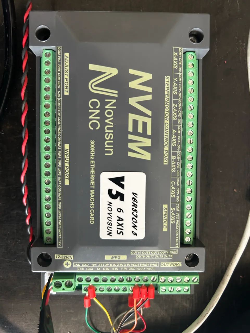 Controlador CNC MACH3 NVEM V5 ethernet para 6 eixos - Foto 3