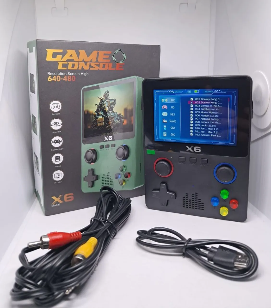 Promoção!!! Game Portátil X6 3.5 Polegadas 64gb