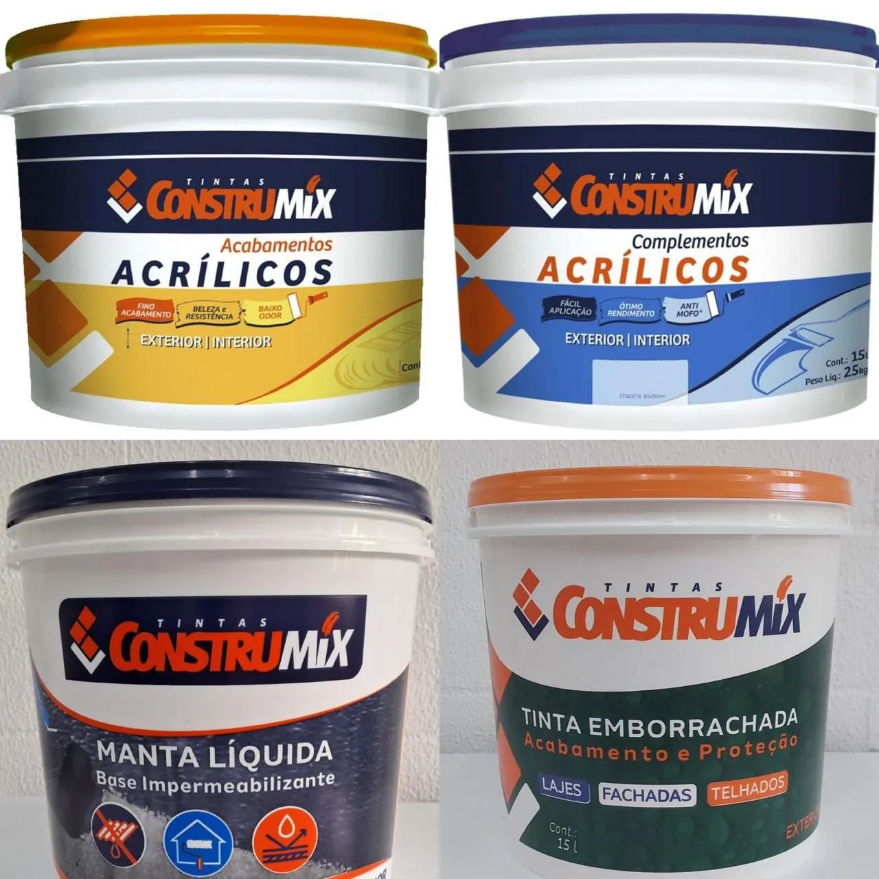 Tinta Acrílica ConstruMix 15 Litros - Foto 6