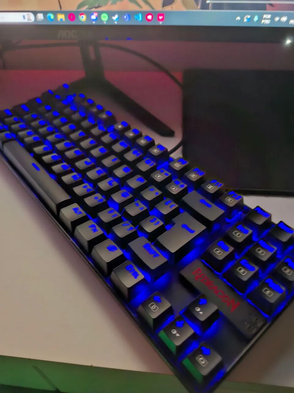 Teclado gamer reddragon kunama (Switch marrom)64341172428291121