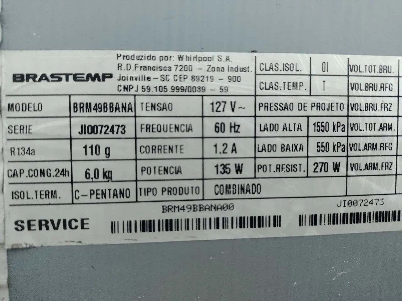 Placa central e display Brastemp Frost Free ative  - Foto 6