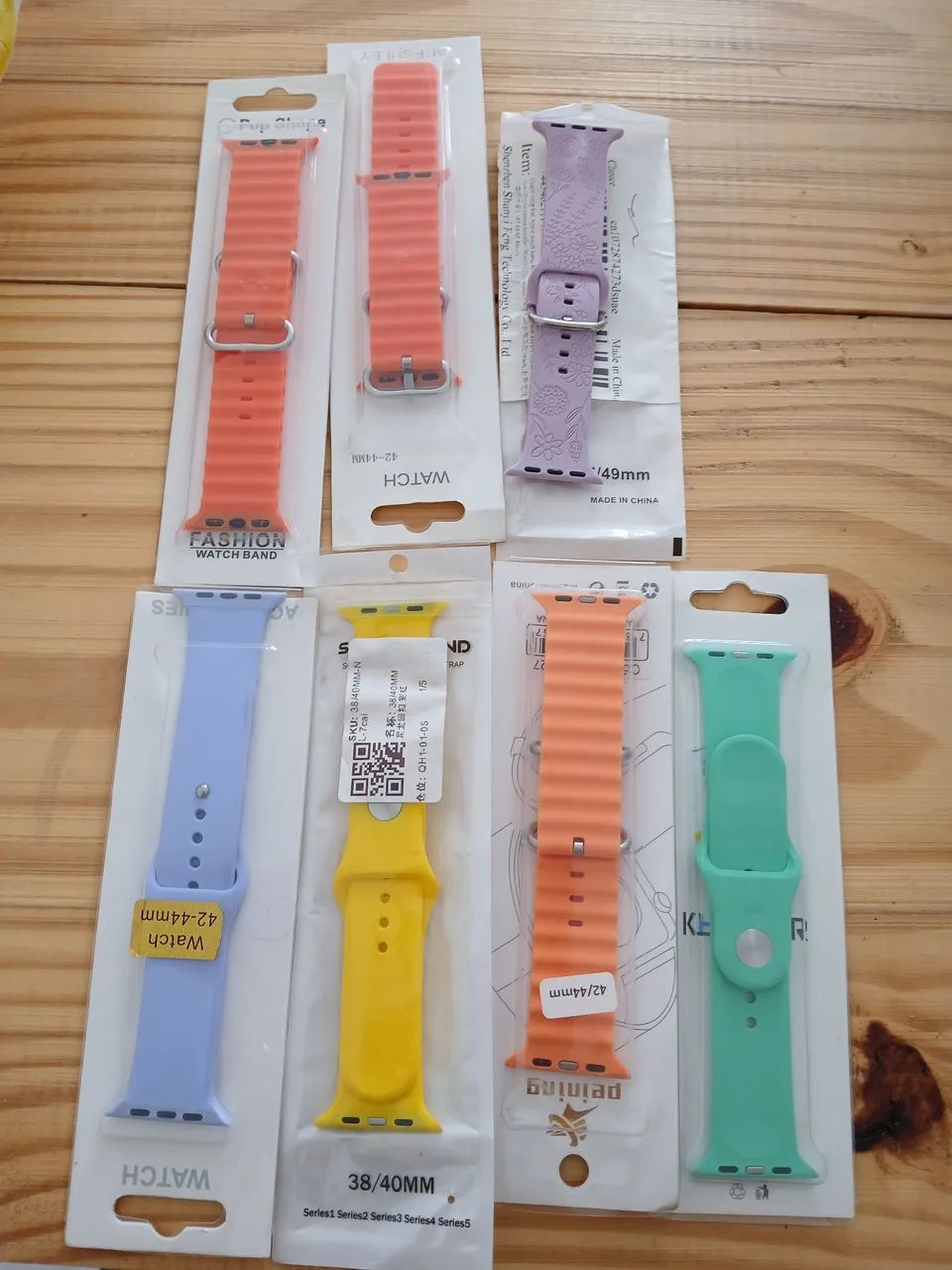 Pulseiras Coloridas para Apple Watch - Diversas Cores