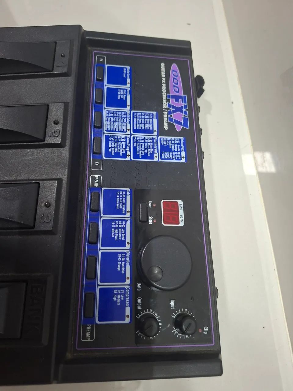 Pedaleira dod fx7 + Fonte Original 