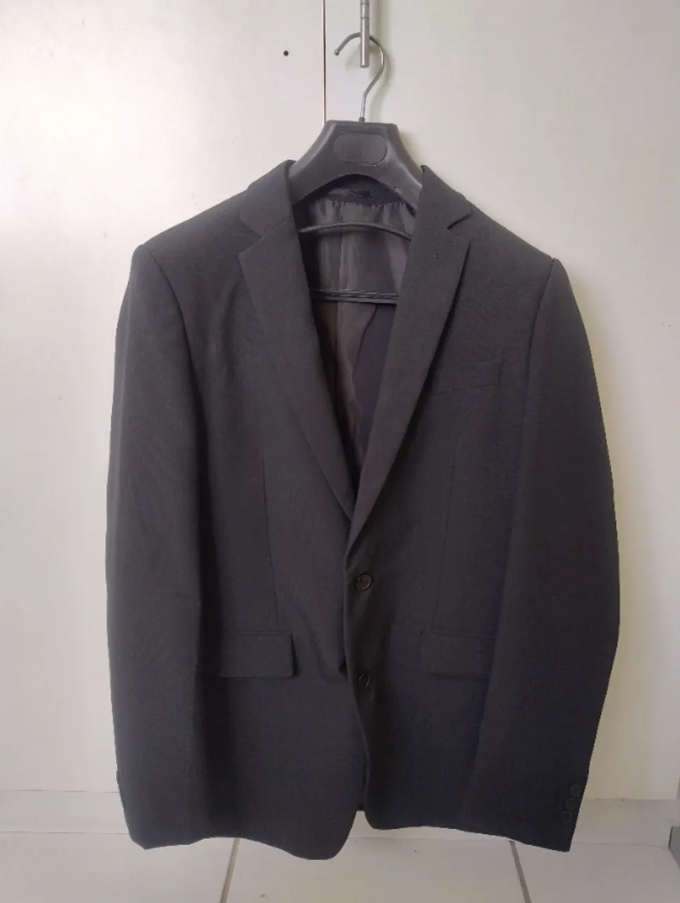 Paletó Social Masculino Preto - Tamanho 46 | Elegante e Bem Conservado