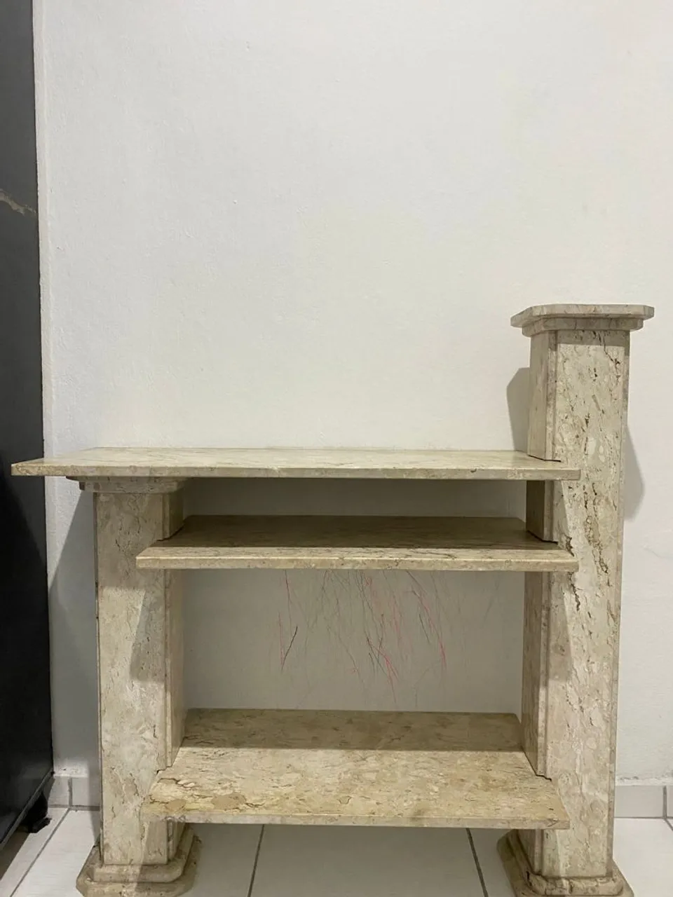 Estante de Mármore Decorativa