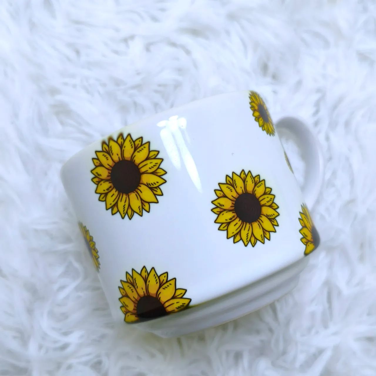 Xícara Personalizada De Girassol  - Foto 2