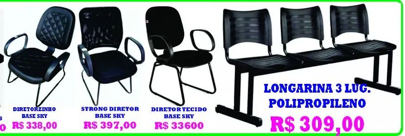 Cadeira de Escritório (novas) Secretária Executiva Presidente Diretor Promoções - Foto 5