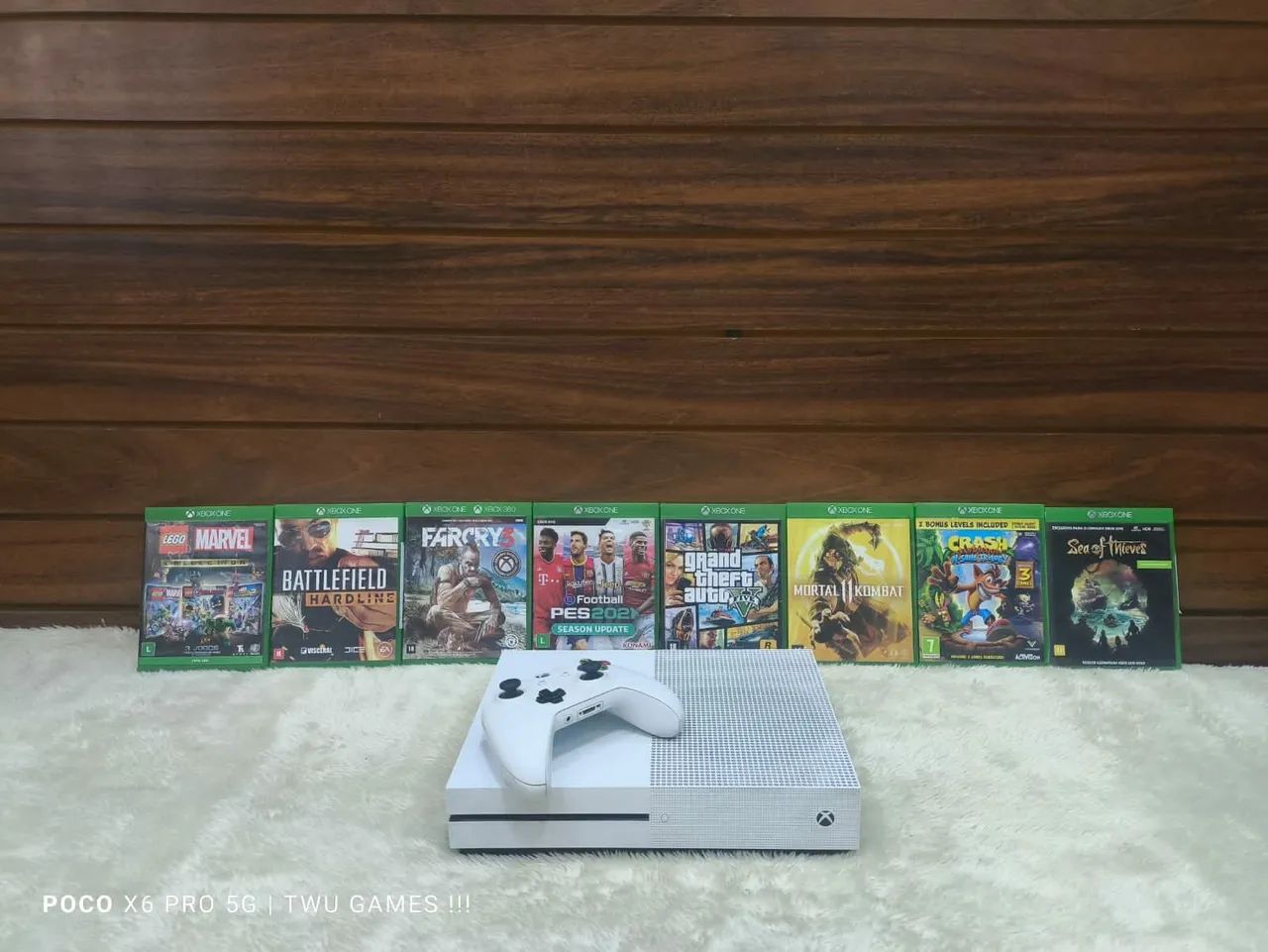Xbox One S 1tb + jogos -  videogame