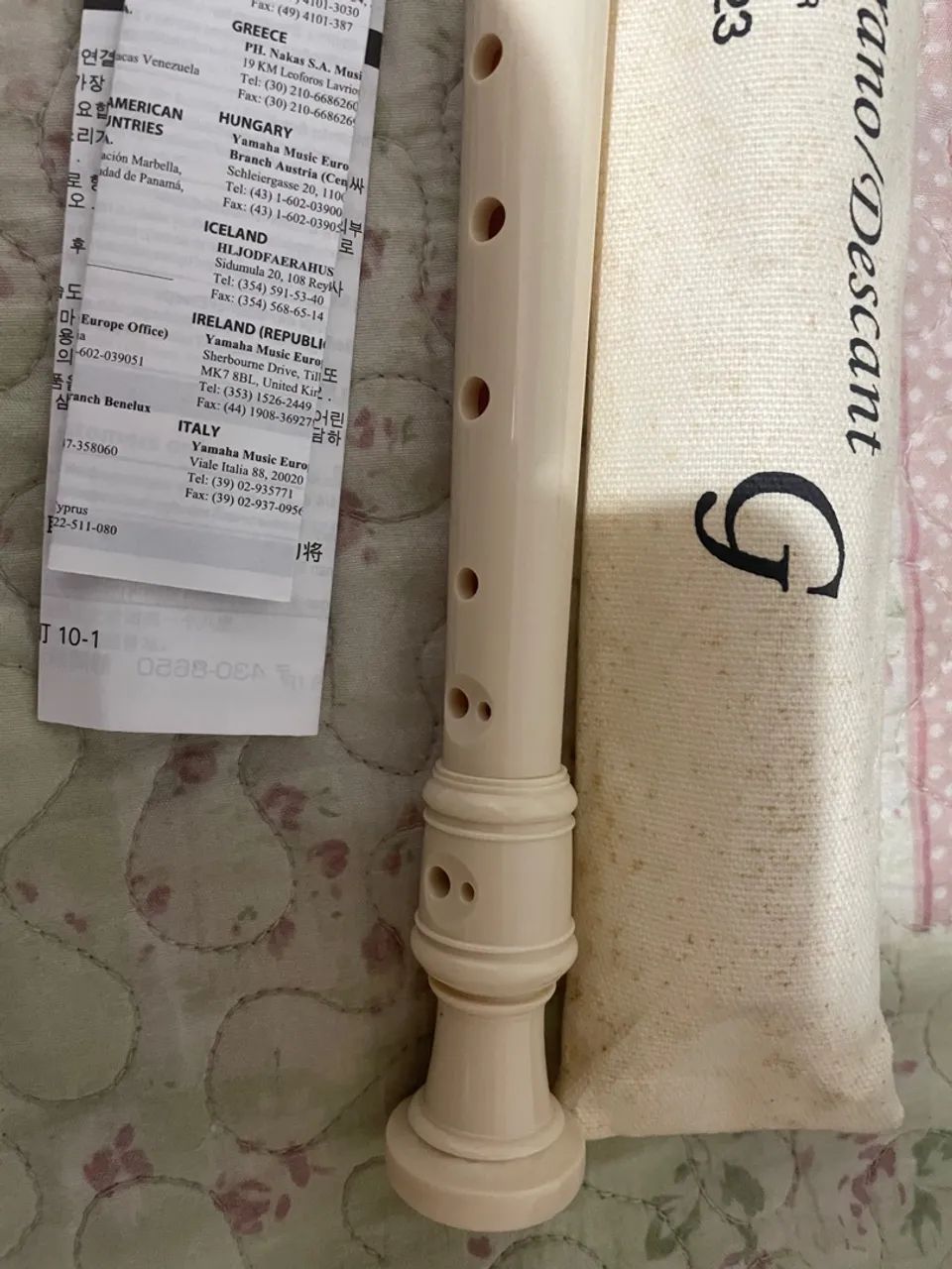 Flauta soprano germânica Yamaha - Foto 5