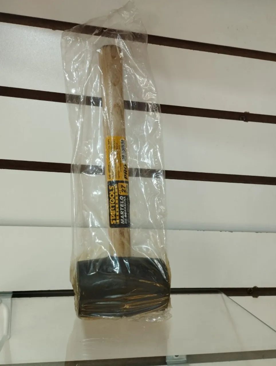 Martelo de Borracha 27mm com Cabo de Madeira - Startools PRO