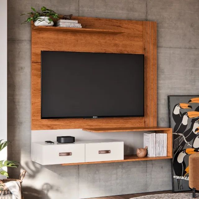 Painel e Rack Para TVs até 60 polegadas várias cores NOVO - Foto 2