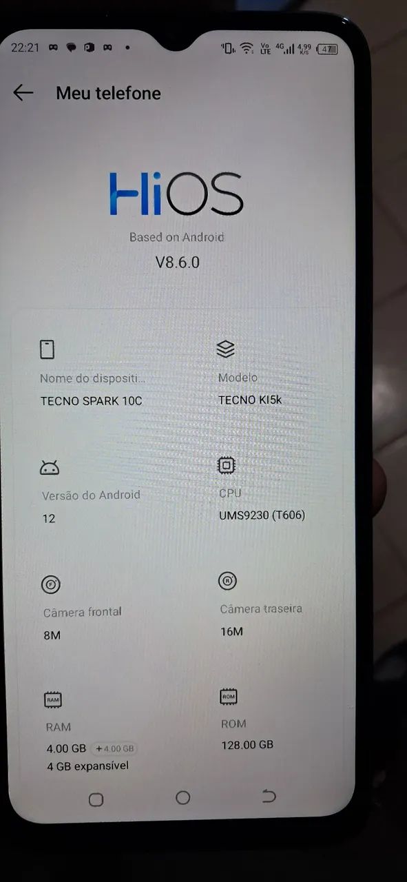 Celular tecno spark 10C  - Foto 4