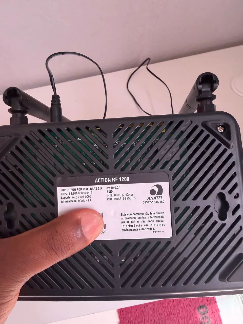 Roteador Wireless Dual Band RF 1200 Preto Intelbras - Foto 2