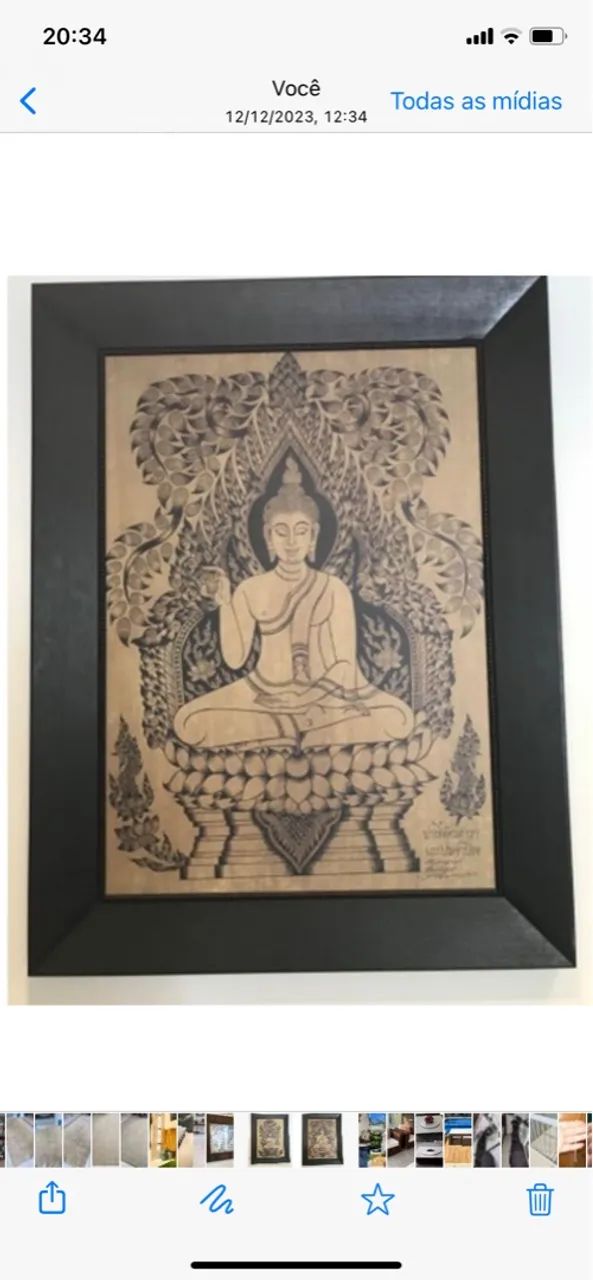 2 quadros buda - 1,40 x 1,07 - Foto 4