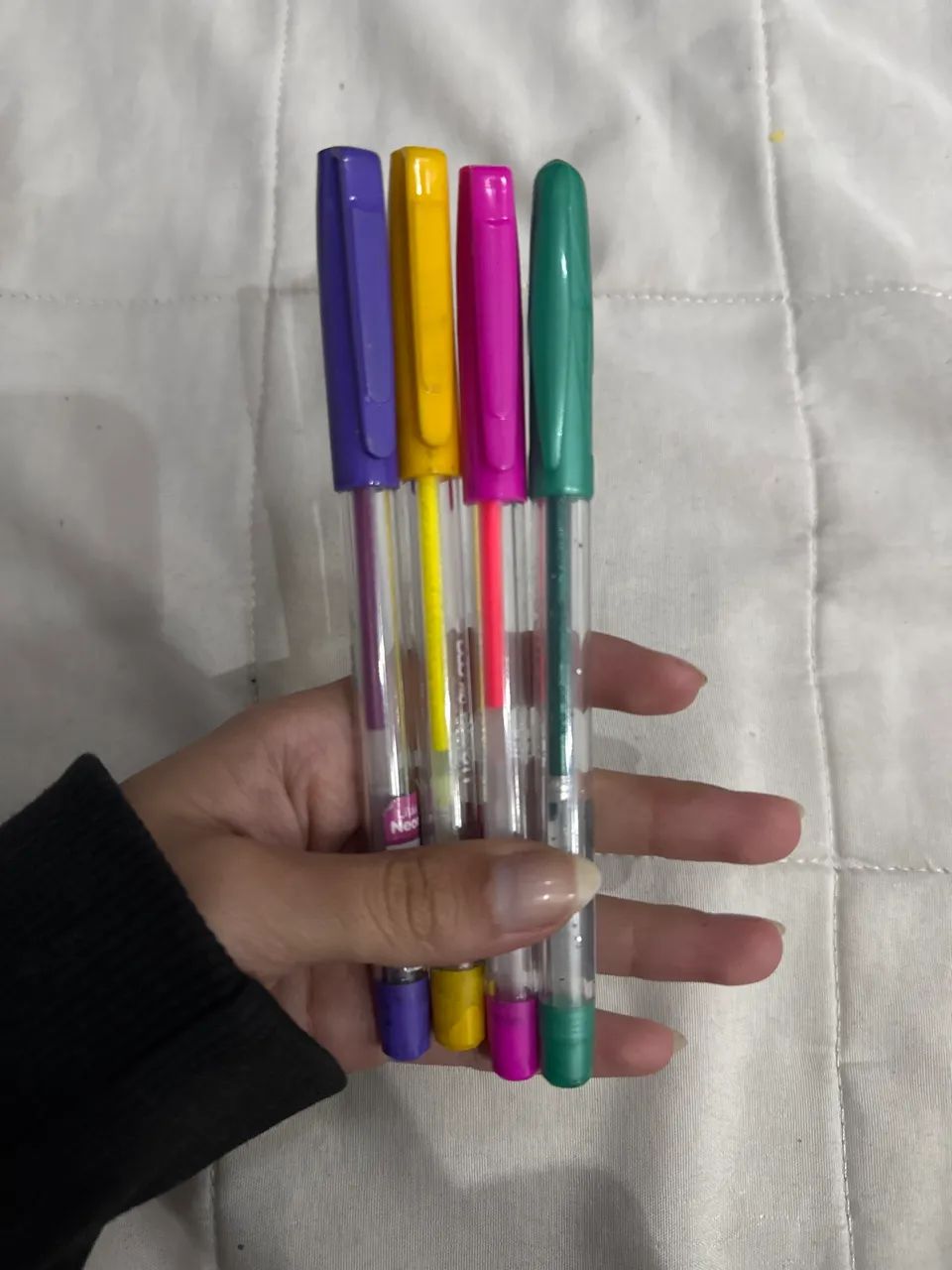 Kit 4 canetas coloridas 