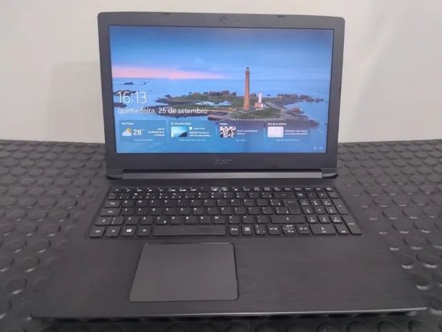 Notebook Acer: Intel dual core, 4gb, já com ssd. (aparelho muito bem conservado)64317907547394121