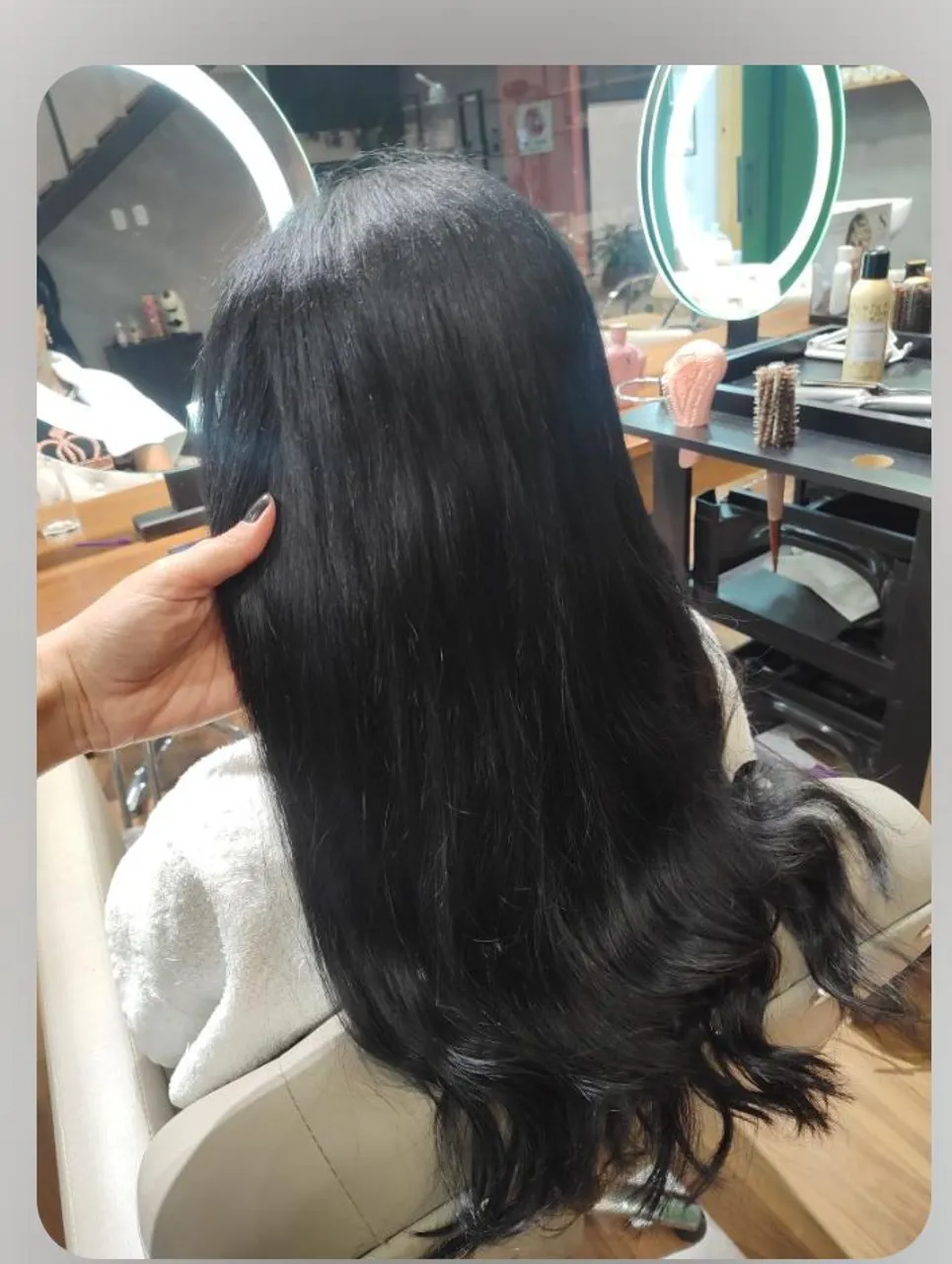 Cabelo indiano ondulado