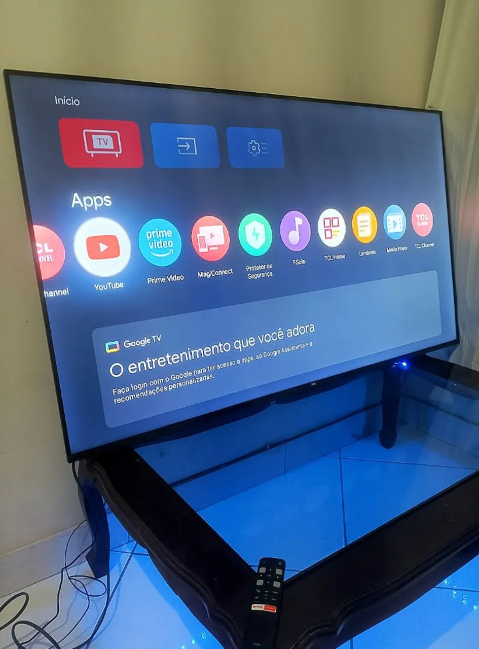 SMARTV TCL 55" polegadas - ACEITO TROCAS