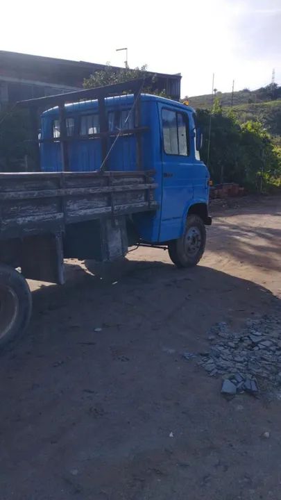 Caminhão M. BENZ/ L 608 D AZUL - Foto 5
