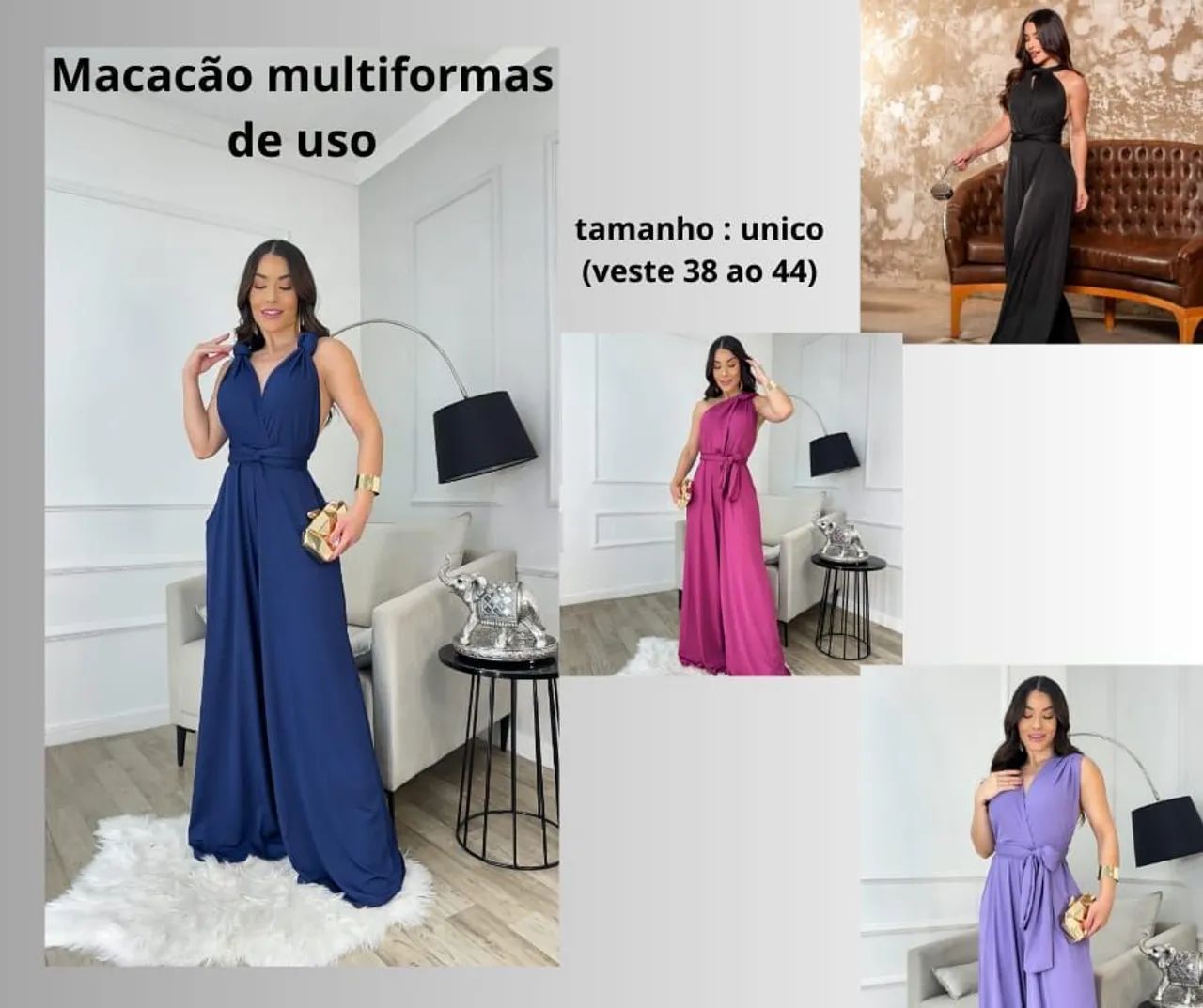 Vestido longo bege com mangas - tamanho único - Foto 3