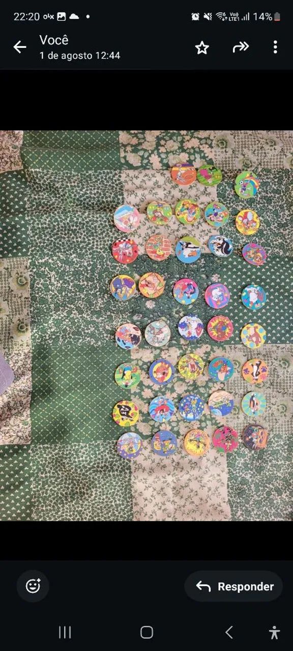 Coleção Tazos Loney tunes com animaniacs 