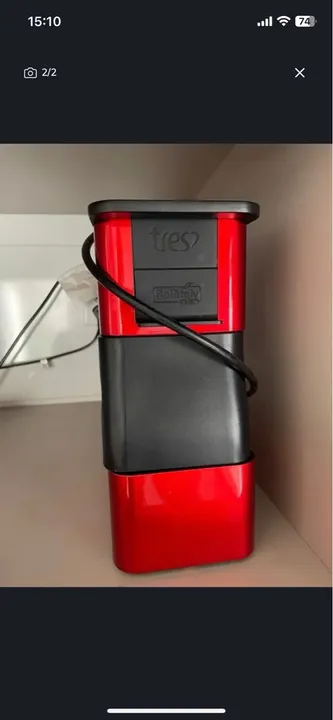 Cafeteira Três Corações Caffitaly Vermelha