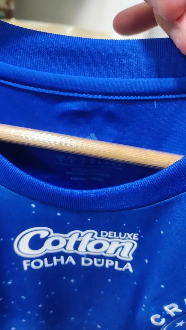 Camisa Cruzeiro 1 Home - Adidas 2022 - Usada pelo Luvannor - Tam M - Foto 5