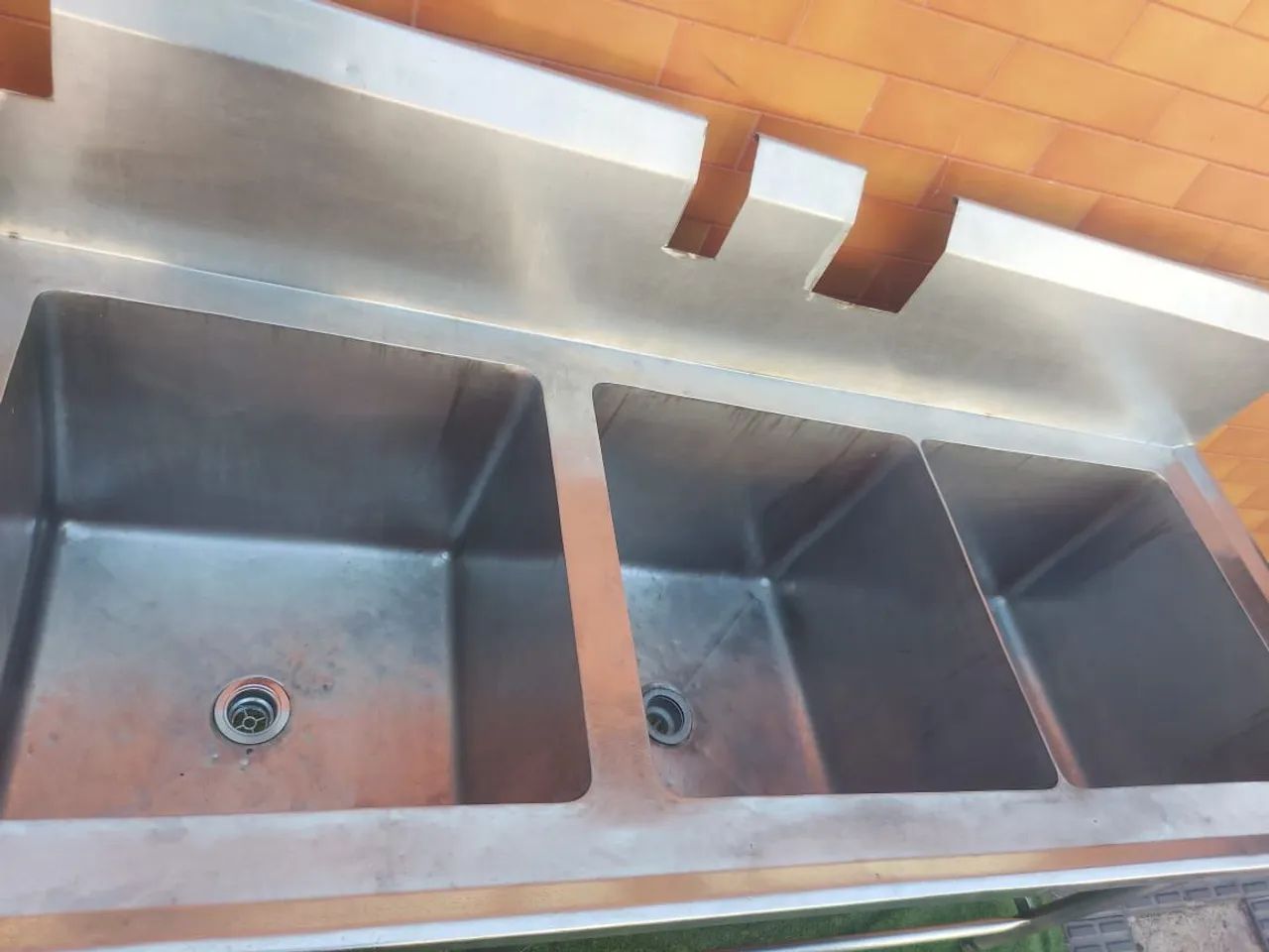 Pia industrial inox 304 3 cubas - Foto 5