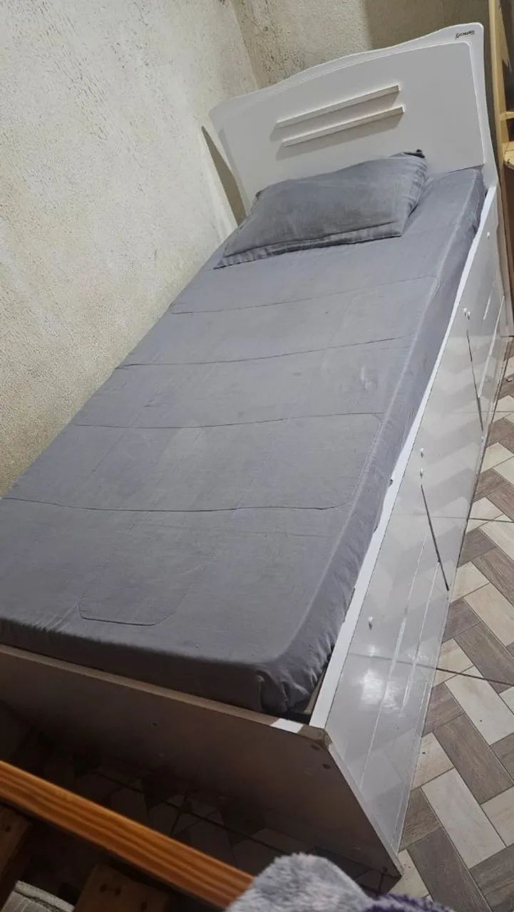 Cama com 7 gavetas 64352823972739122