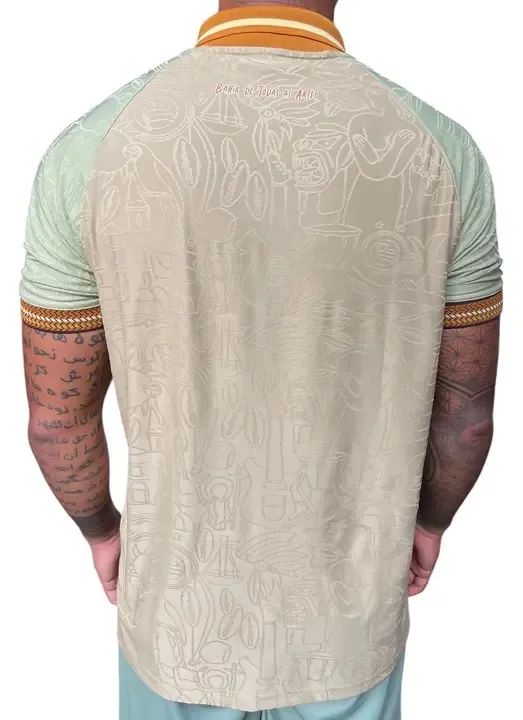Camisa Esporte Clube Bahia - Edição Especial Dourada - Bahia de Todas as Artes - Oficial - Foto 4