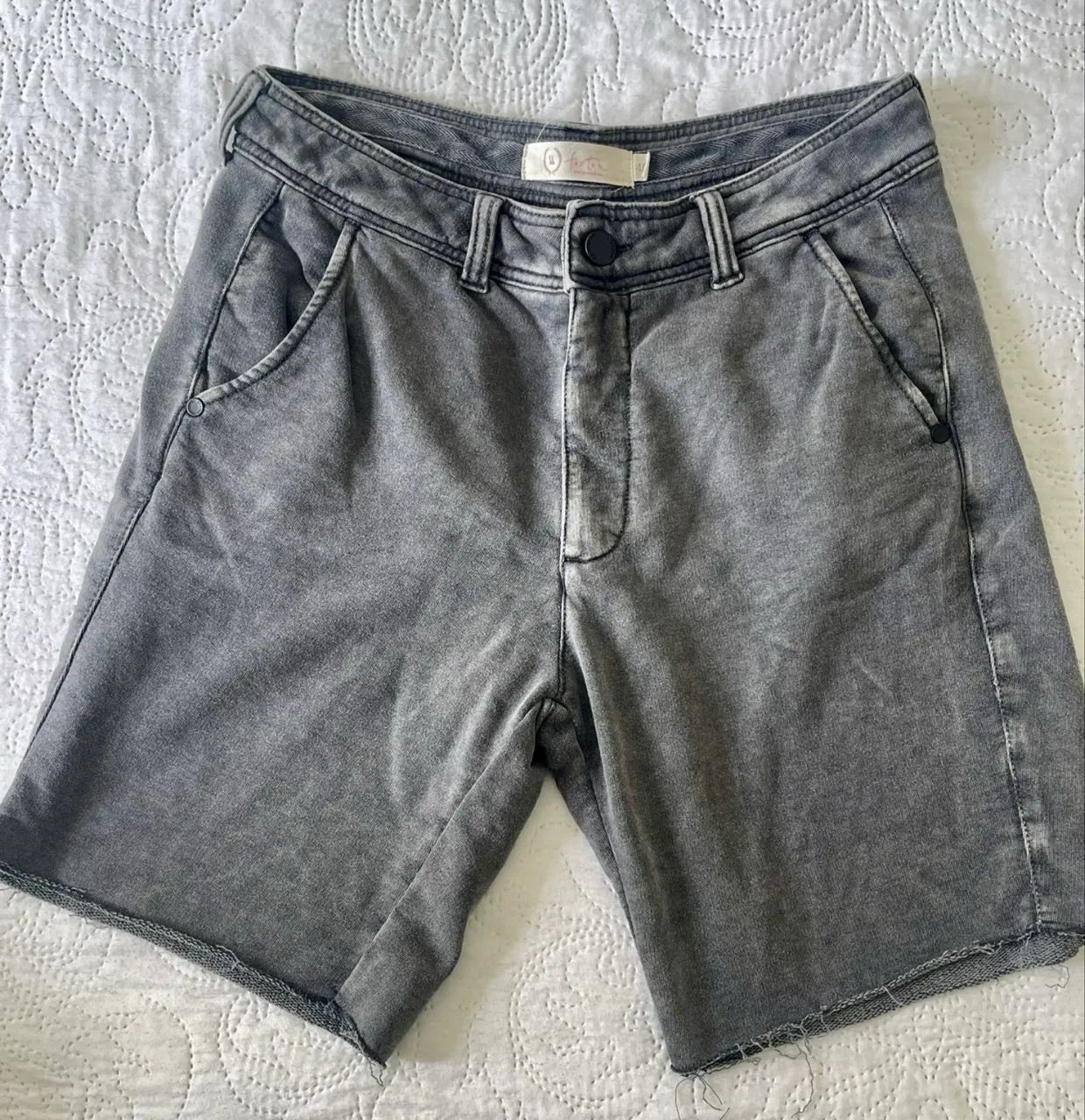 Short em moleton masculino, da Foxton tam. 40