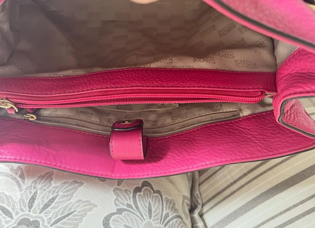 Bolsa Michael Kor Hamilton pink - Foto 2