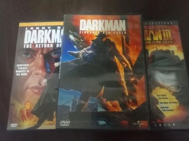 Dvds darkman 1,2 e 3 originais ler descrição