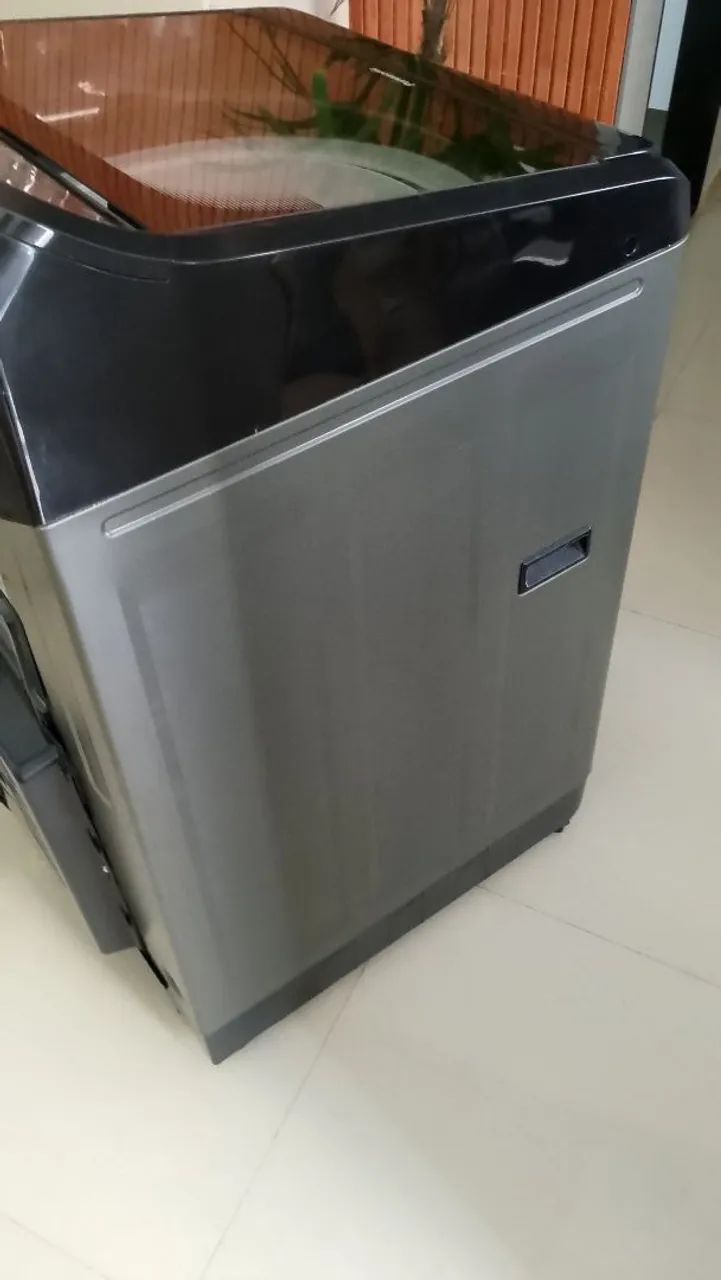 Máquina de lavar roupas 12k Marca Panasonic Material Inox - Foto 4