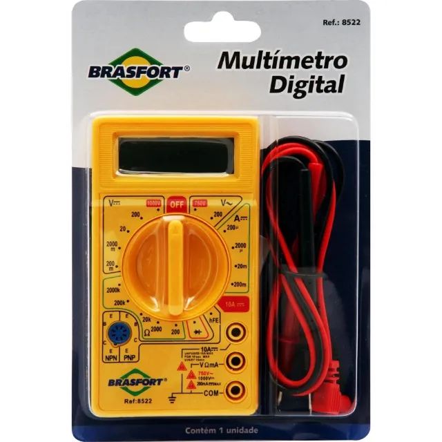 Multímetro Digital C/ Display - BRASFORT