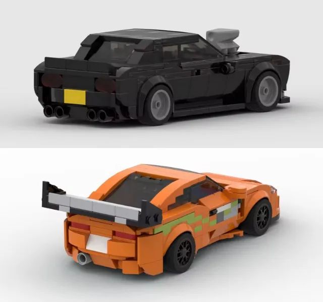 Velozes e Furiosos - 2 Carros - Dom e Brian - Não é Lego - Foto 2