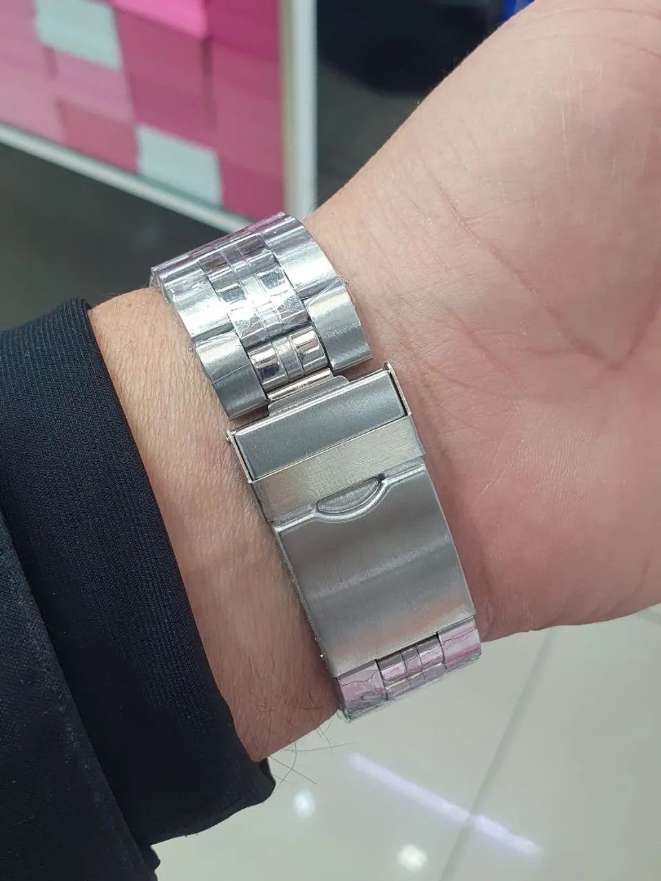 Relógio Orimet Analógico com Pulseira de Metal Inoxidável - Foto 4