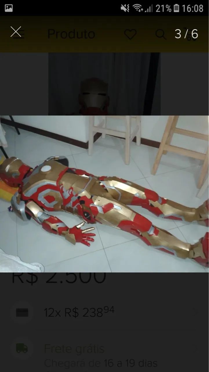 Fantasia Iron Man mk 42 - Foto 2
