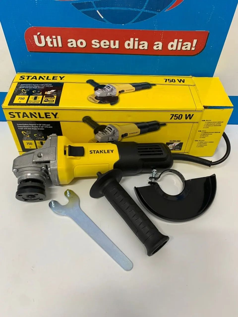 Esmerilhadeira 4.1/2" Stanley 750W 127V