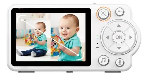 Baba Eletrônica Câmera S/fio Visão Noturna - Segurança e Conforto para Seu Bebê - 28f7 - Foto 2