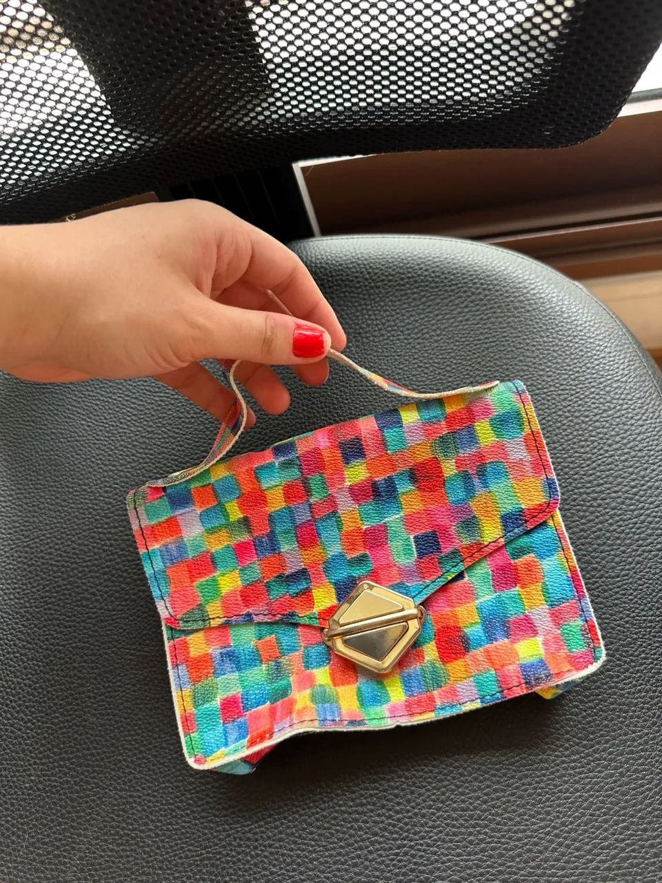 Bolsa Mini Colorida Estampada - Sem Marca