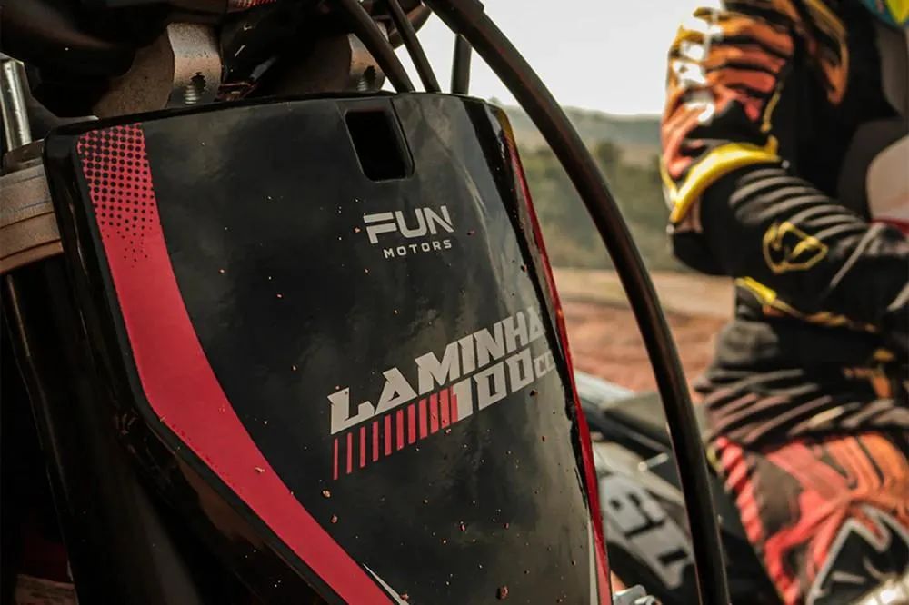 LAMINHA 100 MINI MOTO ARO 14X12 VERMELHA 2025/2025 - Foto 3