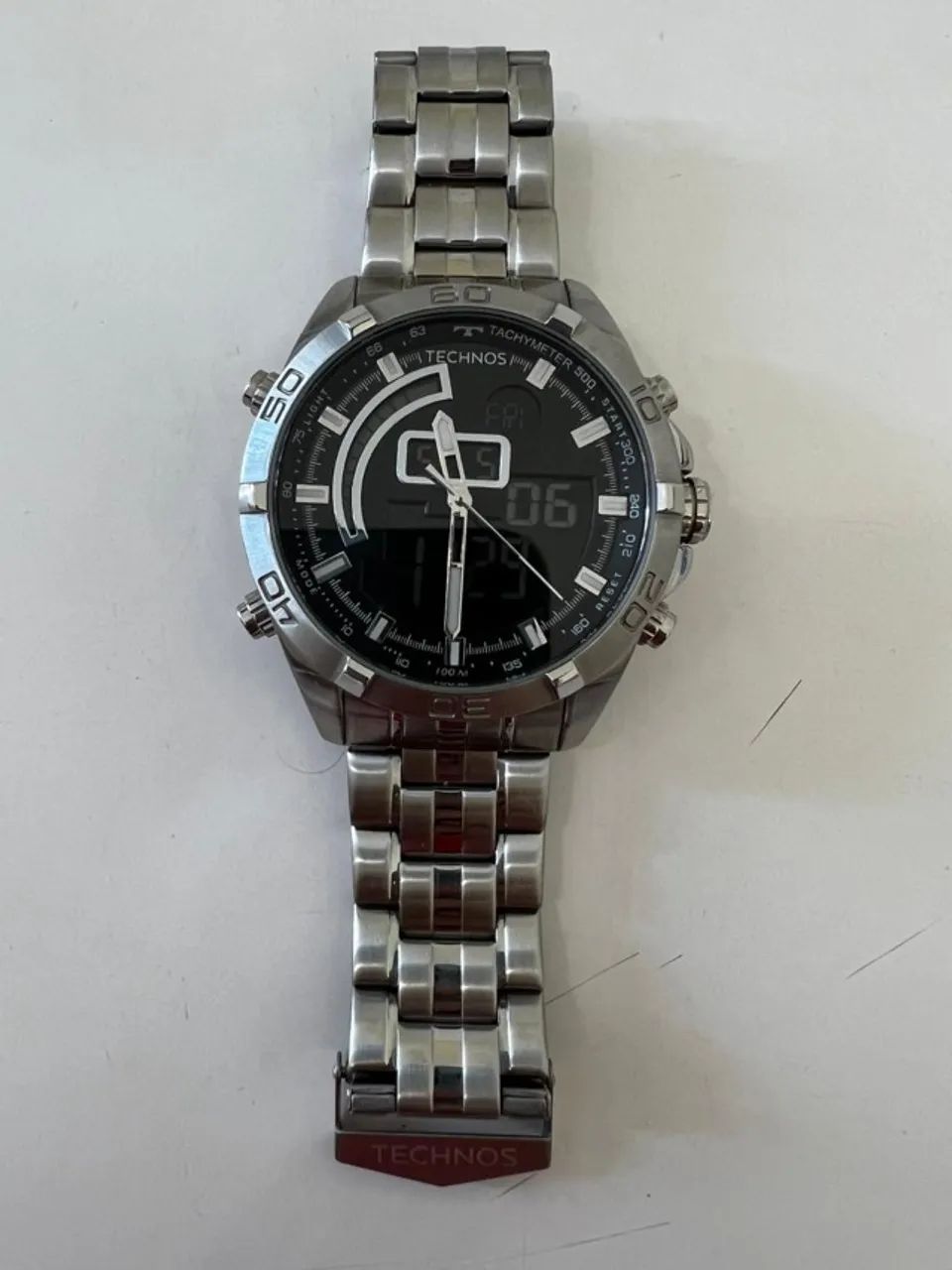 Relógio de pulso analógico digital Technos modelo BJ3496AB - Foto 2
