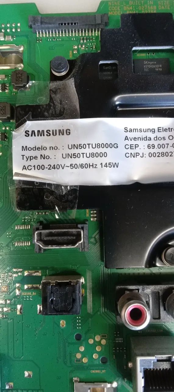 Placa Principal TV Samsung Un50Tu8000G COD BN94-15313Y - Foto 4